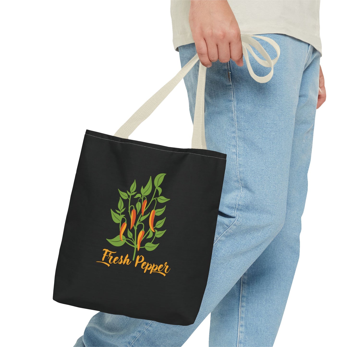 Cute Tote Bag with Fresh Pepper Tree Logo