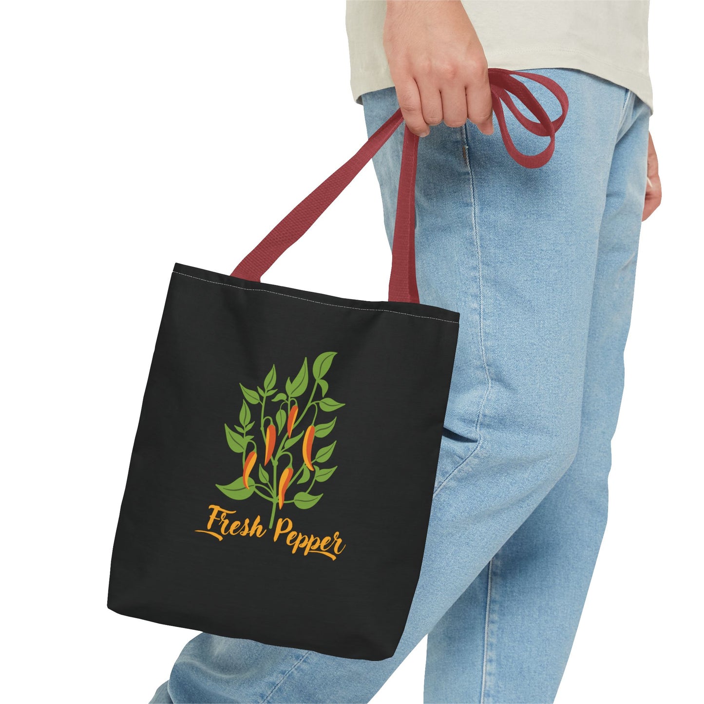 Cute Tote Bag with Fresh Pepper Tree Logo
