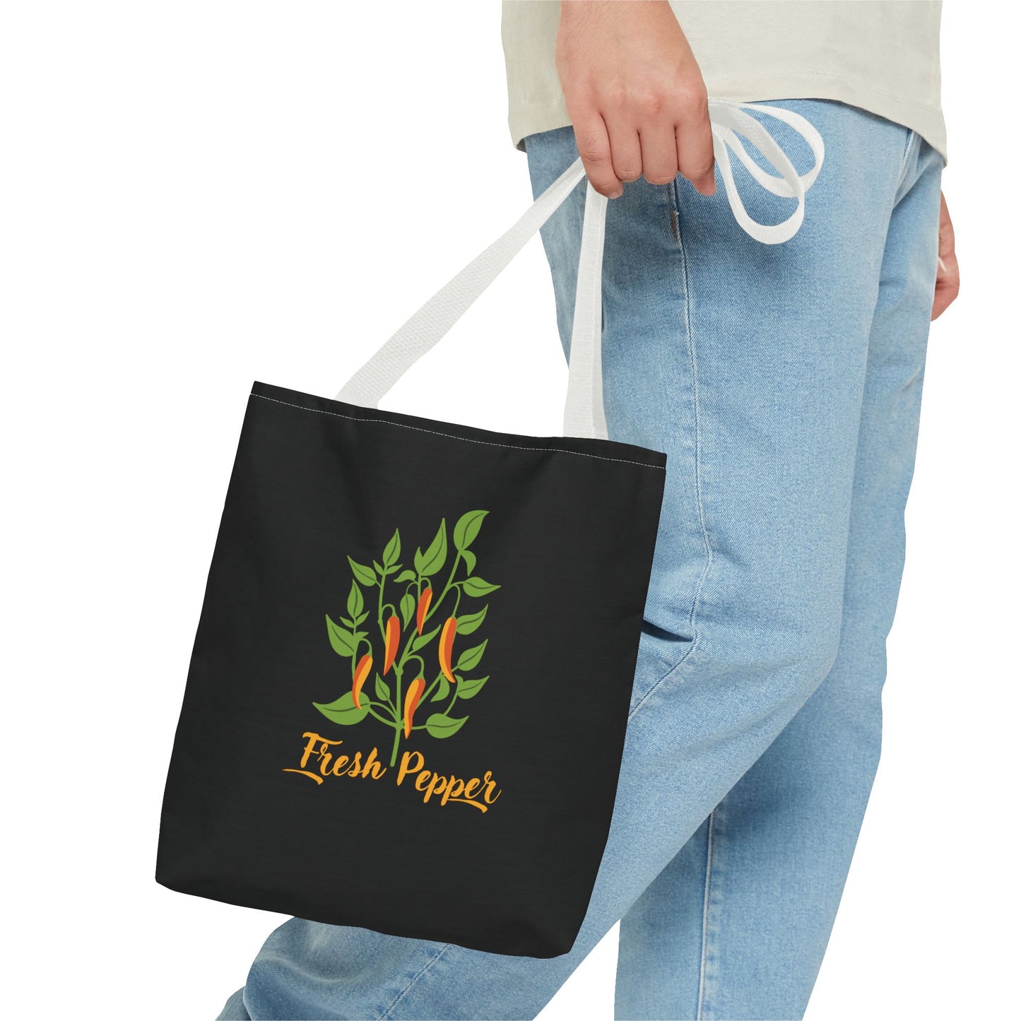 Cute Tote Bag with Fresh Pepper Tree Logo