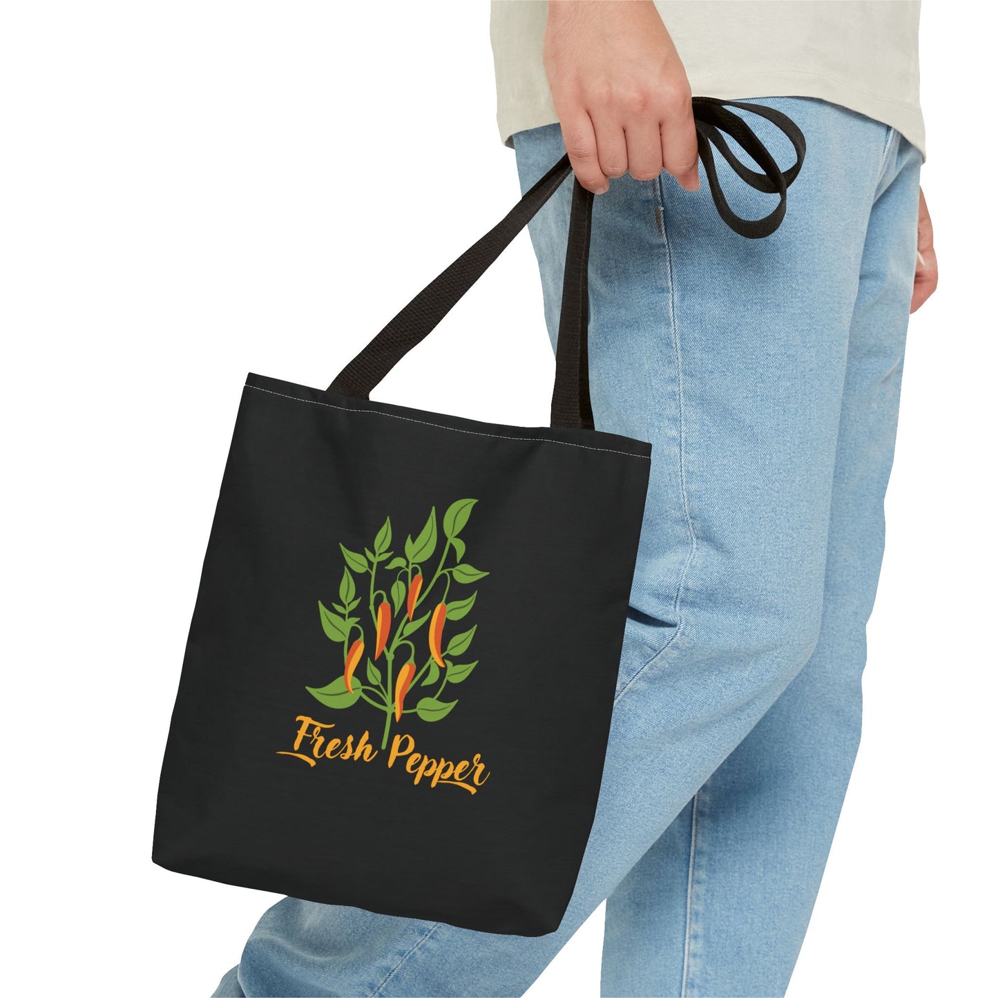 Cute Tote Bag with Fresh Pepper Tree Logo
