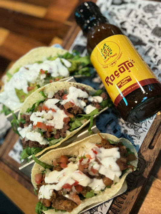3 Bottles of Rocoto Hot Pepper Sauce 9wt oz